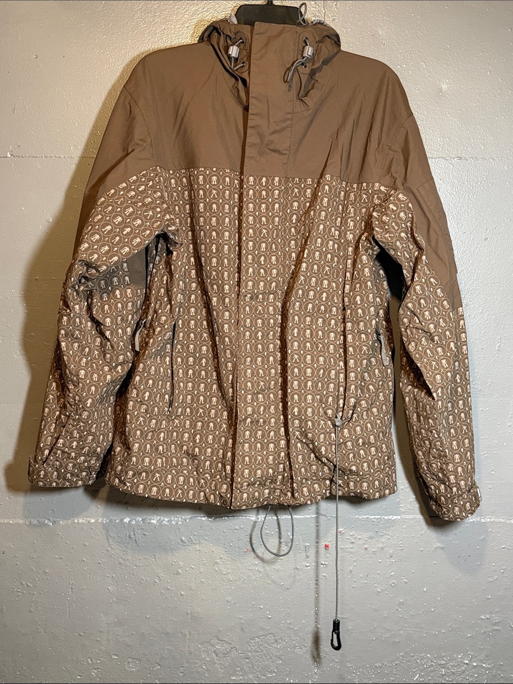 Burton Brown Patterned Ski Jacket